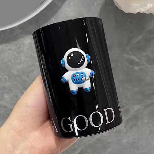 Vinoya Cute Crayon Xiaoxin Gao Washing Couple Mouthwash Cup High-value Home Student Dormitory Tooth Cylinder Brushing Cup Balloon Spongebob + Balloon Patrick Star 2-pack Sensitive Mouthwash Cup Thickened Single Cup