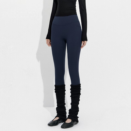 LULULOMDDW velvet yoga pants for women, thickened Pilates training, high waist, abdominal slimming, slimming sports fitness pants, graphite gray S