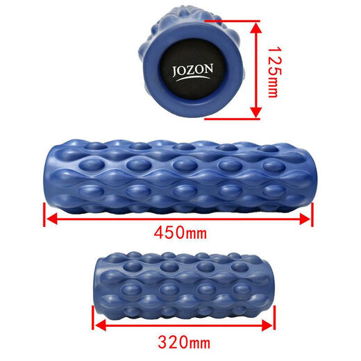 New fingertip 45cm foam roller yoga column massage yoga stick Pilates yoga roller solid mace 45cm black