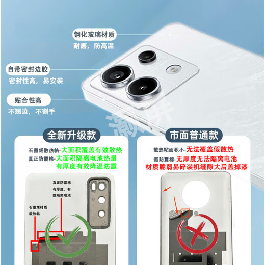 Original suitable for xiaomi Xiaomi civi2 glass back cover shell Mi Civi2 mobile phone back shell battery cover beat powder shell/tempered glass back cover suitable for Xiaomi Civ