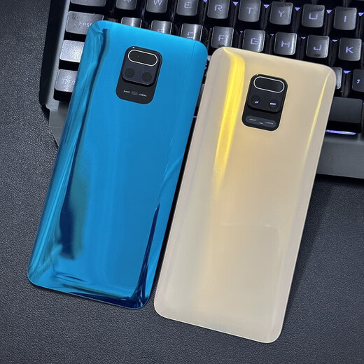Original suitable for redmi Redmi Note9S glass back cover note9s back case mobile phone battery cover rear screen back panel bright blue redmi Note9s back cover glass