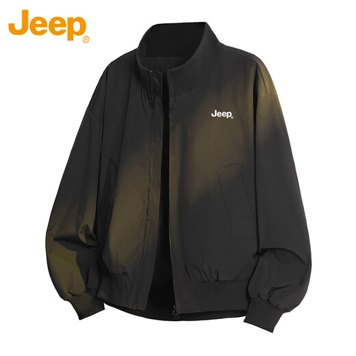 JEEP Jeep Jacket Men's Spring and Autumn Flight Jacket Men's Loose Casual Trendy Men's Top Khaki XL
