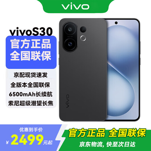 Vivo S30 Exclusive for China, New 5G Phone Coco Black 12+256GB Full Netcom Official Standard Configuration