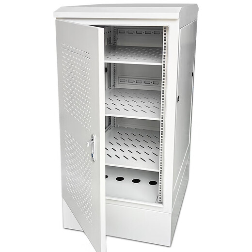 Clcey indoor network cabinet 2U-48U server monitoring switch weak current equipment computer room rack chassis cabinet customization off-white cold-rolled steel plate thickened version 140x60x60cm