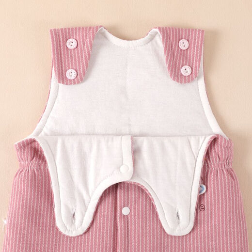 Overalls children's warm men's and women's baby thickened pants for baby belly protection one-piece pure cotton spring and autumn cotton pants thin cotton S397 snap-button overalls-pink One size fits all 73 yards (14-20 Jin Jin is equal to 0.5 kg)