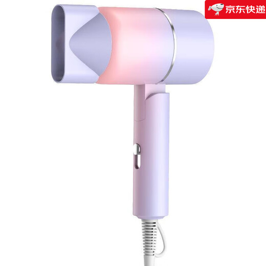 Philips (PHILPS) the same German quality personal care home appliances and life appliances new fashionable folding hair dryer electric hair dryer negative ion household appliances T885 cherry blossom powder 800 watts Blu-ray/foldable