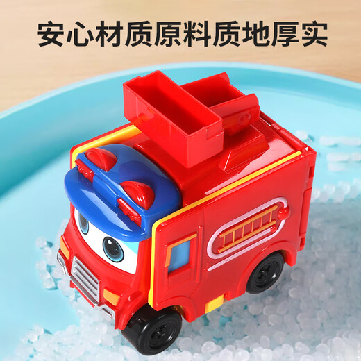 BIG TAYLOR children's toy car boy 1-3-6 years old ever-changing school bus police car reverse transformation toy car model birthday gift