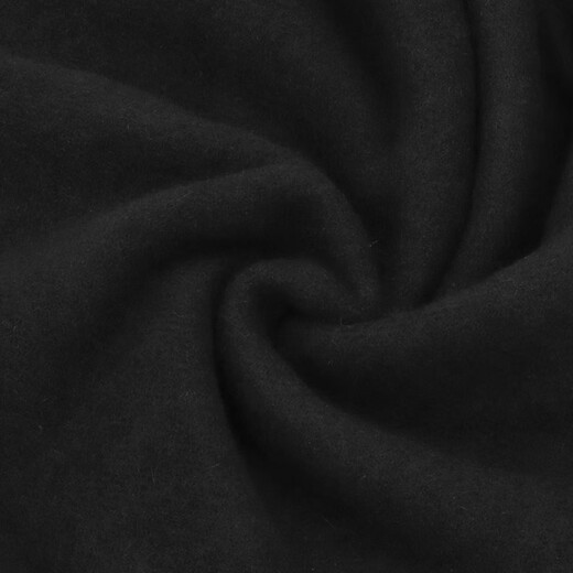 Vivienne Westwood Queen Mother Autumn and Winter New Warm and Windproof LOGO Embroidered Wool Tassel Scarf Unisex Black