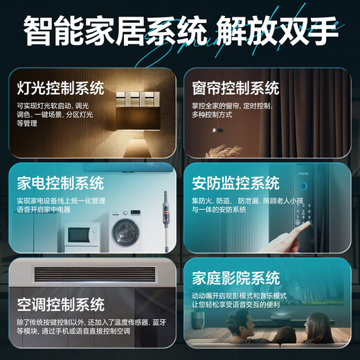 Already connected to the whole house smart electric curtains smart switch flood alarm lighting atmosphere customization service apartment loft (five-year warranty) contact customer service for a design and plan for 0 yuan