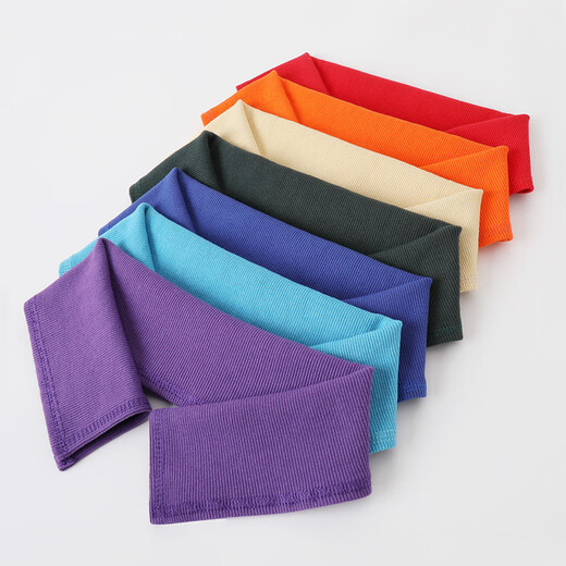 Fat Donglai's same style down jacket collar protector, anti-dirty collar protector, cotton thread cover, knitted collar, men's and women's cotton coat, sapphire blue fine thread bag collar