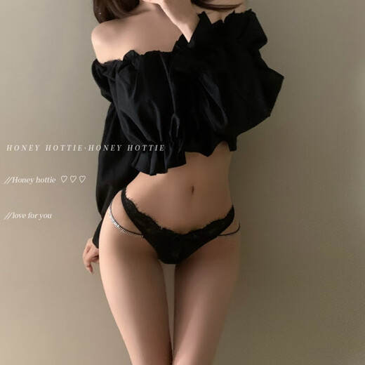 Universal Twilight Love Low Waist Lace Panties Sexy Briefs Pure Cotton Breathable Design Purple M