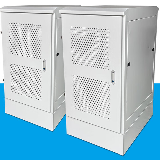 Clcey indoor network cabinet 2U-48U server monitoring switch weak current equipment computer room rack chassis cabinet customization off-white cold-rolled steel plate thickened version 140x60x60cm