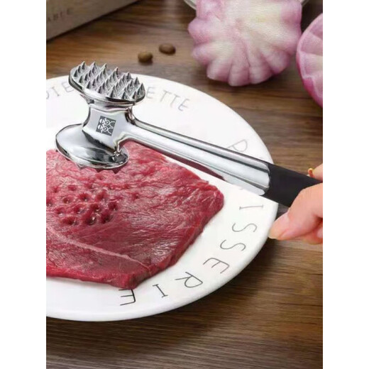 Teeth Doctor Fat Dong vino al supermercado a comprar el mismo tipo de martillo para carne, martillo de carne de cocina alemán de acero inoxidable 304 de doble cara, 2 martillos para carne de acero inoxidable 304