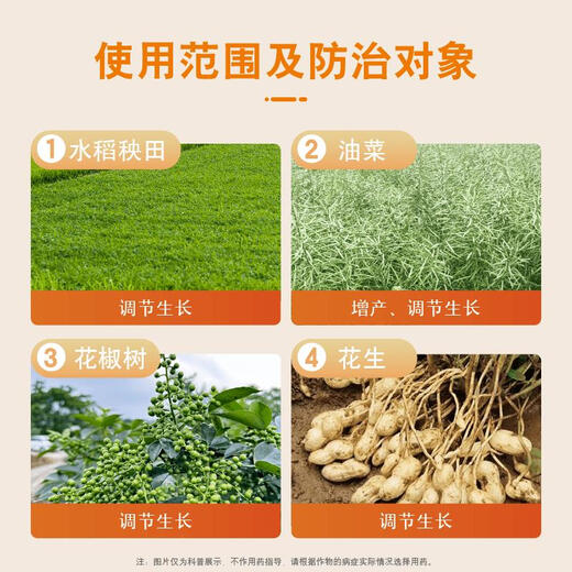 Guoguang Aizhuang Uniconazole, Zanthoxylum bungeanum, old medicine, chlormequat, peanut, rapeseed plant growth control agent 200g/bag