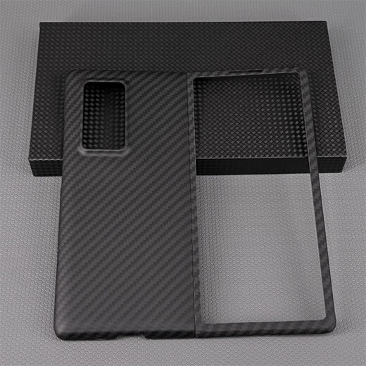 Huawei (HUAWEI) original quality suitable for Huawei mobile phone case x2 folding screen thin Kevlar aramid carbon fiber protective cover mx fine hole matte black/single back cover 1500D Huawei Mate