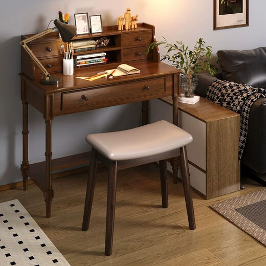 Shitingge Saddle Stool Solid Wood Cosmetic Stool Bedroom Dressing Stool Curved Saddle Stool Household Table Stool Home Shoe Changing Stool Ancient - Saddle Stool New Limited Time
