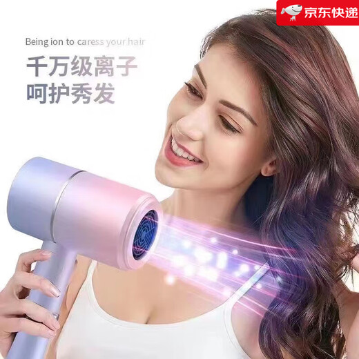 Philips (PHILPS) the same German quality personal care home appliances and life appliances new fashionable folding hair dryer electric hair dryer negative ion household appliances T885 cherry blossom powder 800 watts Blu-ray/foldable