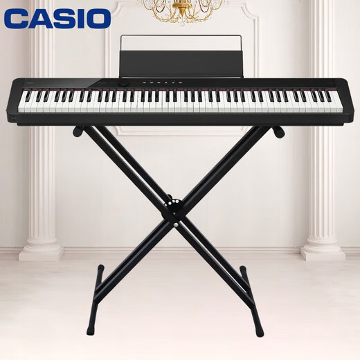 CASIO electric piano PXS1100 black smart touch screen 88-key heavy hammer professional grading stand-alone + portable X stand model