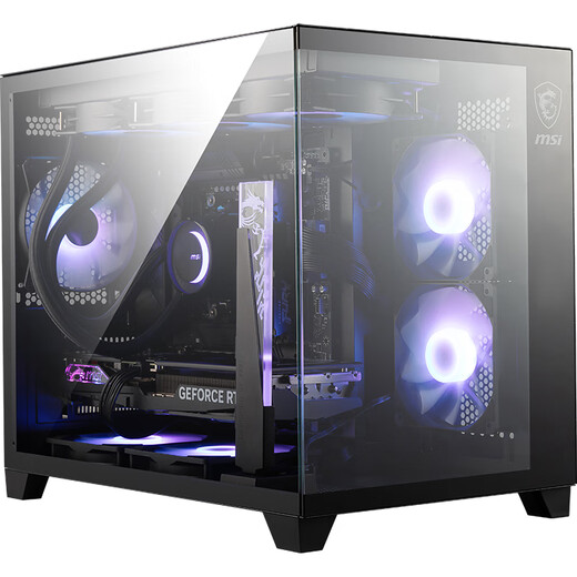 MSI AMD Ryzen 9800X3D/9070XT/5070Ti/5080 desktop assembly computer thousand frames e-sports game design modeling rendering host DIY complete machine configuration six 9800X3D+RTX5070Ti