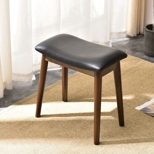 Shitingge Saddle Stool Solid Wood Cosmetic Stool Bedroom Dressing Stool Curved Saddle Stool Household Table Stool Home Shoe Changing Stool Ancient - Saddle Stool New Limited Time