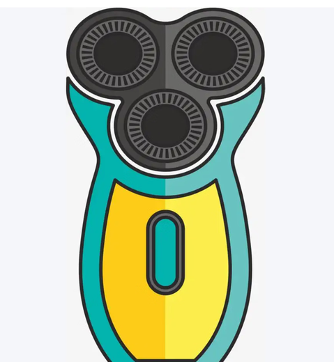 Jingdong Express self-operated electric shaver for men 2025 new small steel cannon without stubble official flagship store original authentic shaver best-selling No. 1 shaver silver standard + blade + facial cleanser