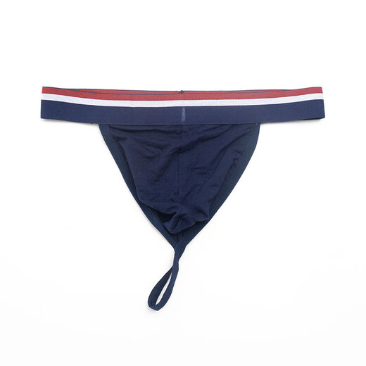 YWZAO special men's underwear sexy thong butt plug underwear combination extremely tempting to go out royal blue N18 fingertip (silicone) inch 28-32