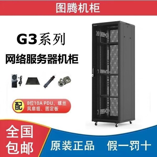 TOTEN/Totem Cabinet G3 Series 18U22U32U42U Mesh Door Network Server Cabinet G36622-600*600*1166mm 22U