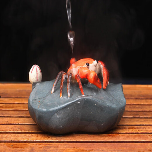 Blue Sky Asks the Moon, Purple Sand Tea Pets, Color-Changing Crabs from All Directions, Lotus Leaves, Stones, Lotus Seeds, Crafts Ornaments, Creative Ornaments, Little Lotus Leaves to Raise