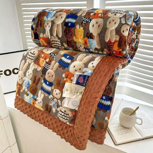Fantasy baby milk velvet beanie air conditioning quilt spring autumn quilt winter quilt single double children's blanket Biye kt cat-moyi winter quilt 150x200cm (about 5.5Jin Jin is equal to 0.5kg)