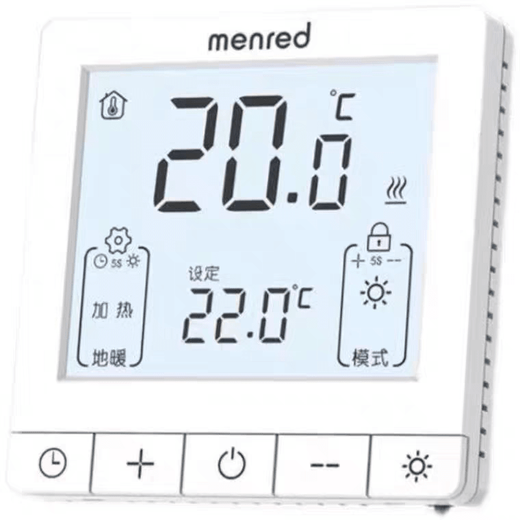 Manred thermostat panel electric floor heating water floor heating wall-mounted furnace heating timing temperature controller RT1.13 water heating thermostat