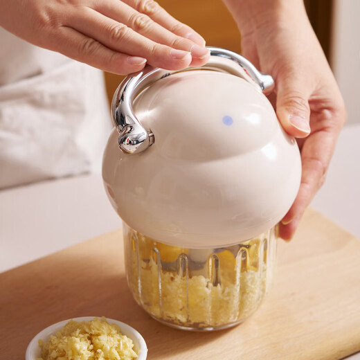 Perfect electric garlic press, multi-functional meat grinder, kitchen artifact, electric food processor, upgraded 6-blade blade, making it even more chopped