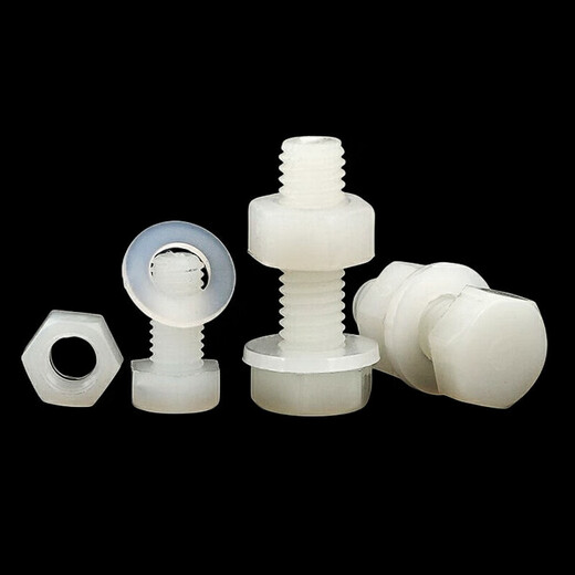 Nylonschraubenmutter-Set externe hexagonale Kunststoffschraube isolierte Kunststoffschraube M6m8m10M12M16-M30 M12200 Vollzähne 2 Sätze