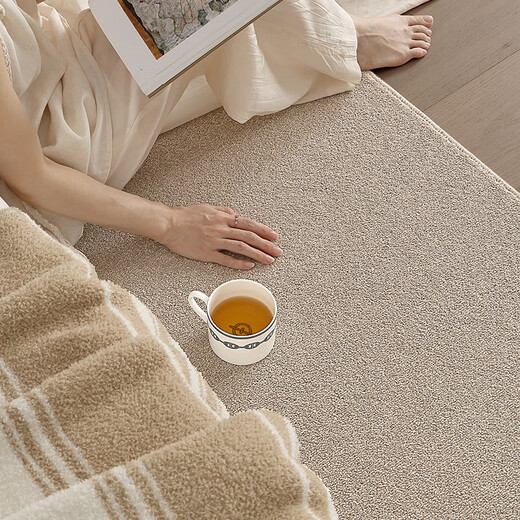 Dajiang wool bedside carpet bedroom 2025 new light luxury high-end dressing room bedside carpet 80x160cm