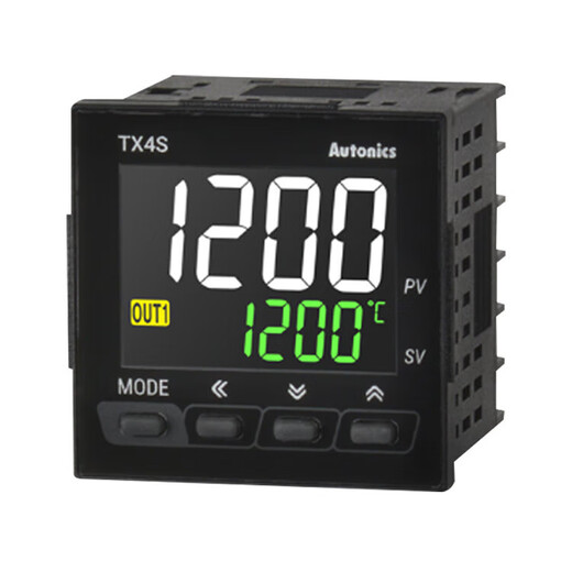 Autonics TX4S digital display LCD communication temperature controller TX4H temperature controller TX4M temperature control meter TX4L TX4S-14S main control TR1D-T4CC guide rail mA/SSR with 485 communication