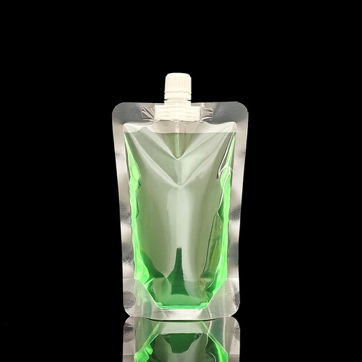 Shantou Lincun takeaway milk tea disposable packaged cold noodle soup bag beverage packaging bag soft water bag juice sealed spout bag large diameter 600ml extra thick 22C _ 1000 pcs 1000 pcs + 1 filling funnel