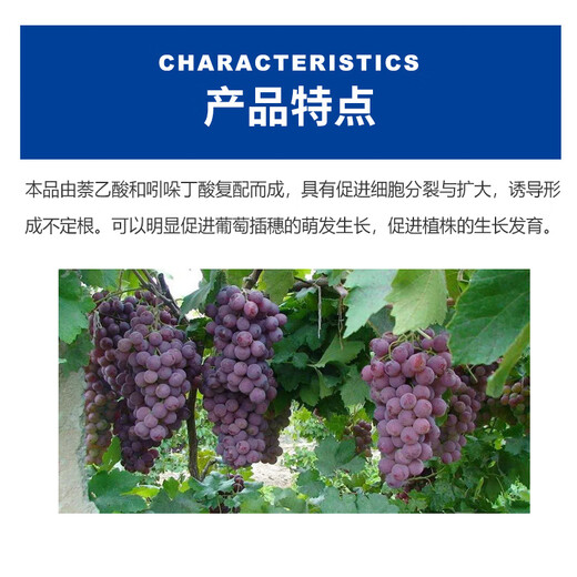 Indole naphthalene acetic acid 5% indole butyric acid fruit tree flower transplanting cuttings strong root root root strengthening liquid powder 500g*2 bottles