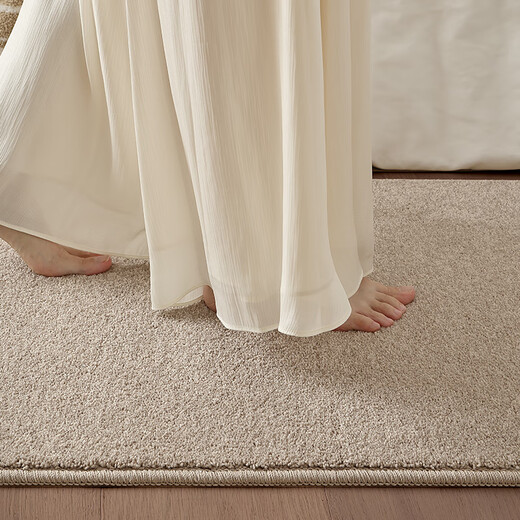 Dajiang wool bedside carpet bedroom 2025 new light luxury high-end dressing room bedside carpet 80x160cm