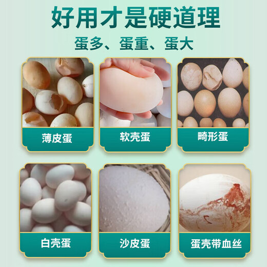 Egg Duoduo chickens, ducks, geese, general egg-laying treasure, egg-stimulating device to improve egg quality, special feed additive for those who cannot lay eggs in cold weather, 2 bags, specially designed to cure those who cannot lay eggs in cold weather.