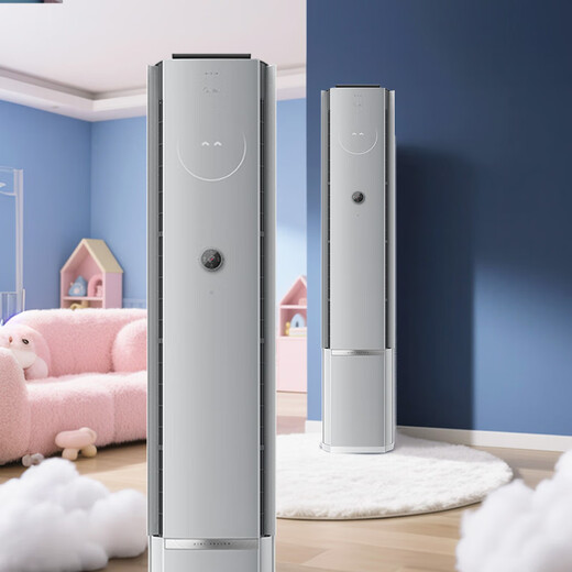 美的空调 可爱多 大3匹新一级能效变频冷暖 无风感健康风舒适风双排铜管立式柜机KFR-72LW/FA2