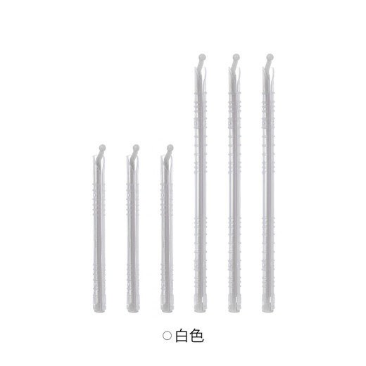 FaSoLa food sealing clip sealing clip tea snack food preservation sealing clip kitchen plastic sealer sealing clip (6 pieces) white length 18.5cm, short 12cm