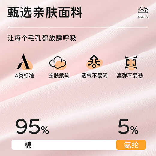 Catman girls underwear, pure cotton, category A, children's boxer shorts, baby little girls, medium-sized children, non-butt boxer briefs