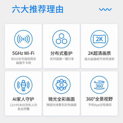 华为智选鸿蒙智选小豚监控无线摄像头家用监控器360度无死角带夜视全景连接wifi插电手机远程高清家庭室内 推荐【5G续航版】64G卡+延长线