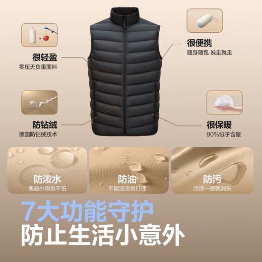 Bosideng Thin Down Jacket für Männer und Frauen Paare kurze 90 Samt dreifache Stoffkragen Innenweste Weste Weste Weste