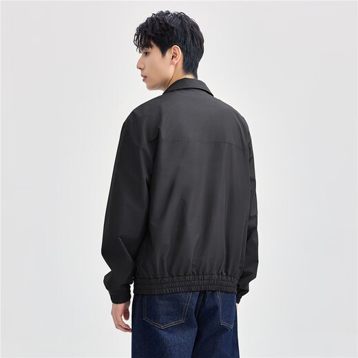 Giordano casual jacket men's autumn and winter dark plaid multi-pocket men's lapel executive jacket 01075076