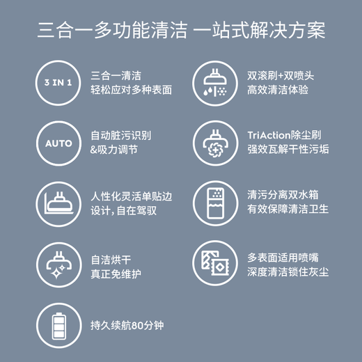 Electrolux vacuum cleaner, floor scrubber, wireless smart home sweeper, all-in-one suction and mopping electric mop, handheld wet and dry storage floor wiper EFW81713