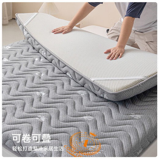 MUJI Class A fabric soybean antibacterial anti-pressure mattress mattress cover household anti-slip foldable mattress 1.5*2m bed