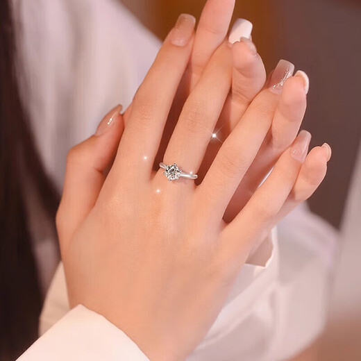 DR couple ring for men and women, moissanite diamond engagement ring, wedding confession ring, Valentine's Day birthday gift, Jane Eyre couple ring 50 points live/closed