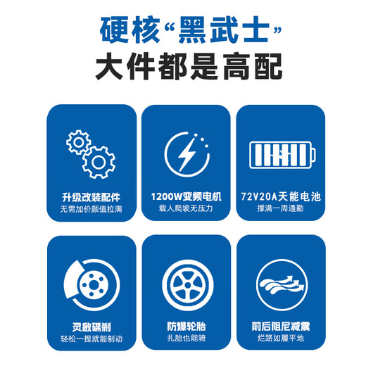 Permanent electric motorcycle, large pedal, long battery life, smart unlocking, new national standard take-out commuter electric motorcycle 72V20Ah, cool cow series, polar white, 24 issues interest-free