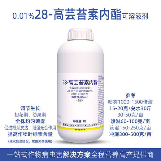 Lizhan 0.01% 28 high brassinolide wheat and rice growth regulating pesticide plant growth regulator 1000ml
