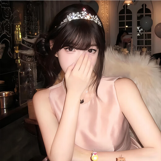 BBS Birthday Crown Bridal Hairband Photography Props 18 Years Old Adult Gift Princess Proposal Certificate Flowery Sparkling Diamond 14cm